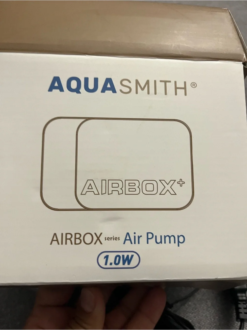 AirBox+ Air Pump (White) - Quiet 1.0W Aquarium Pump